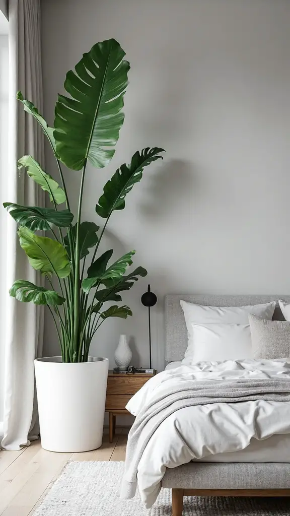 inviting greenery softens minimalist spaces