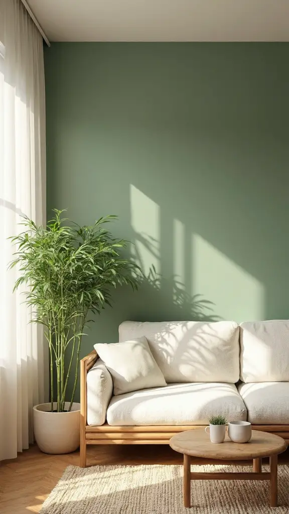 japandi living room serene natural vibe