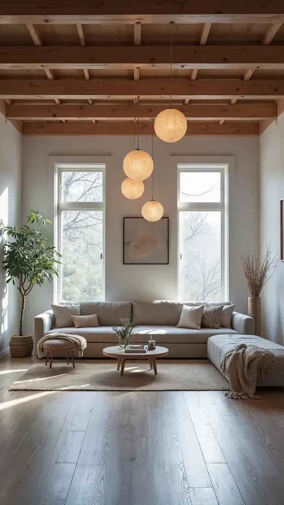 japandi serenity through harmonious lighting