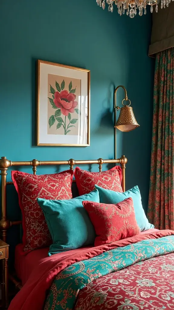 jewel toned sophisticated visually cohesive earth toned warmth