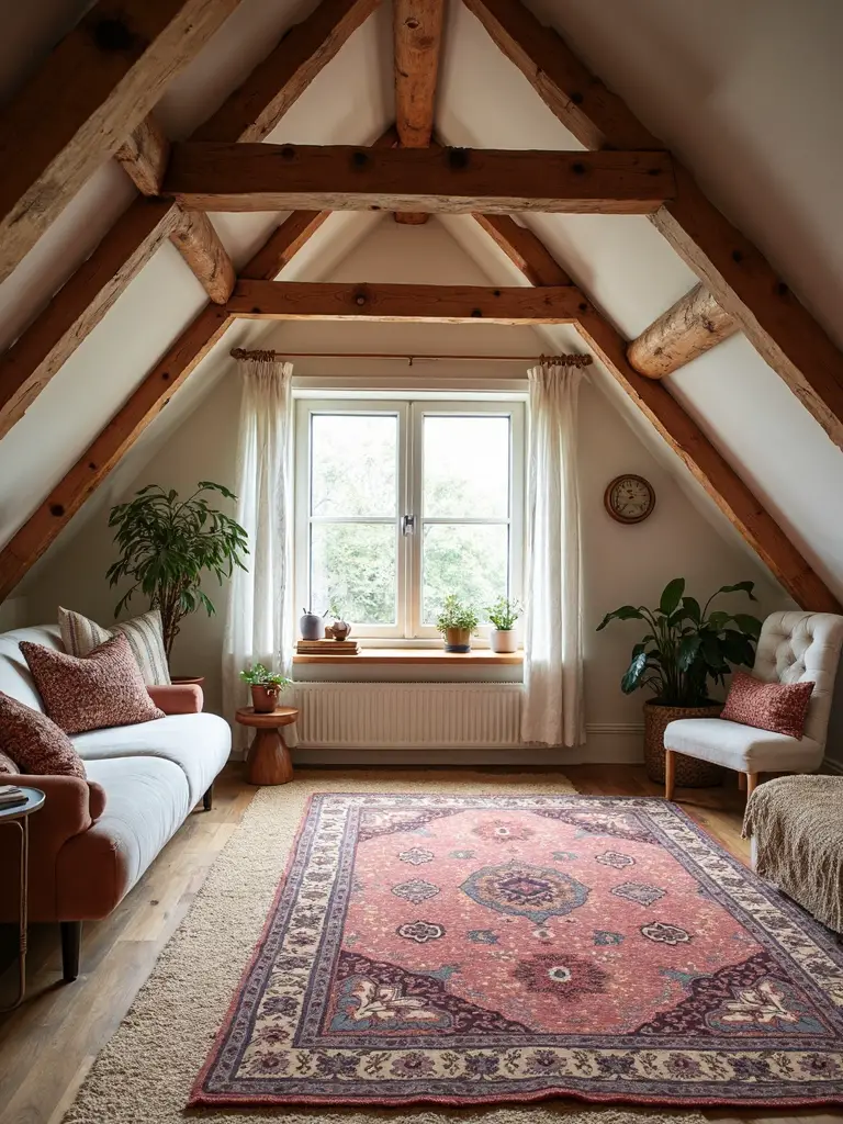 layer rugs define zones