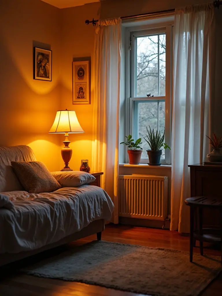 layered dimmable warm toned personalized lighting
