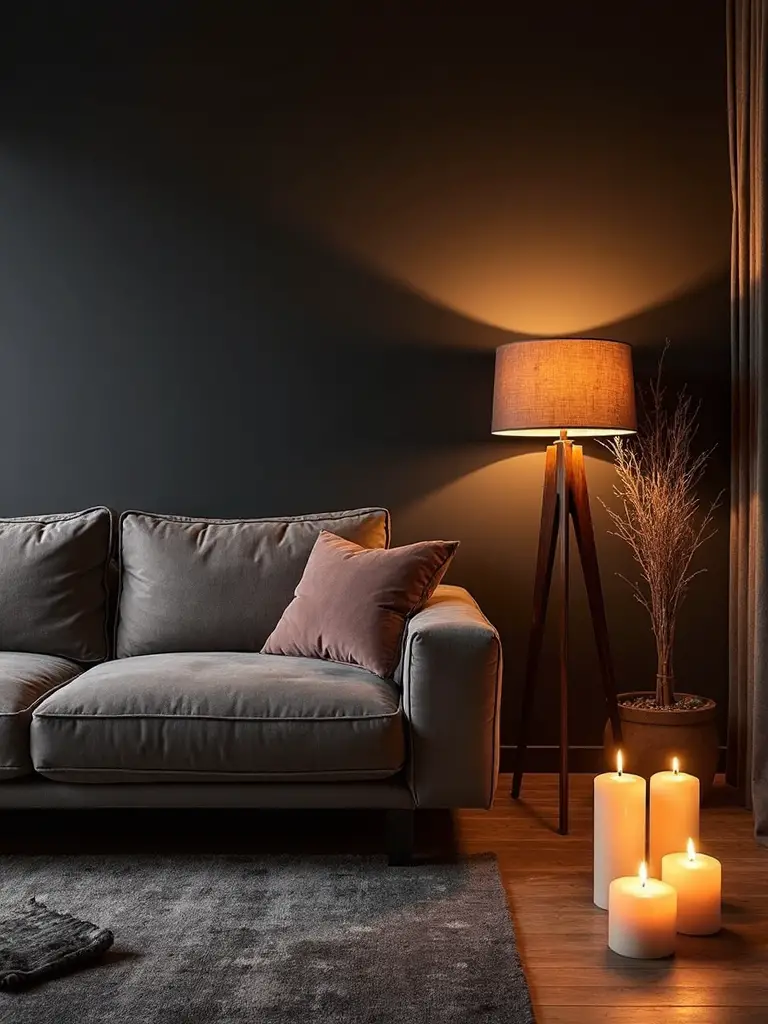 layered lighting creates warm ambiance