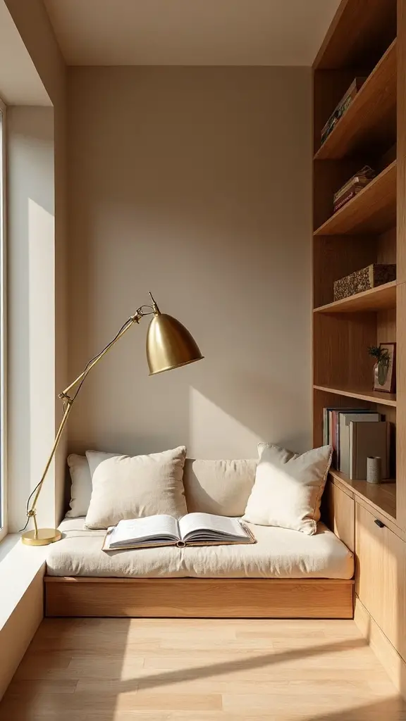 layered lighting for reading nooks