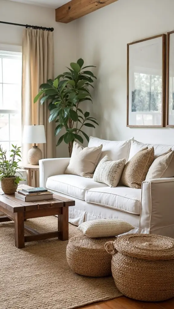 layered natural farmhouse textured design