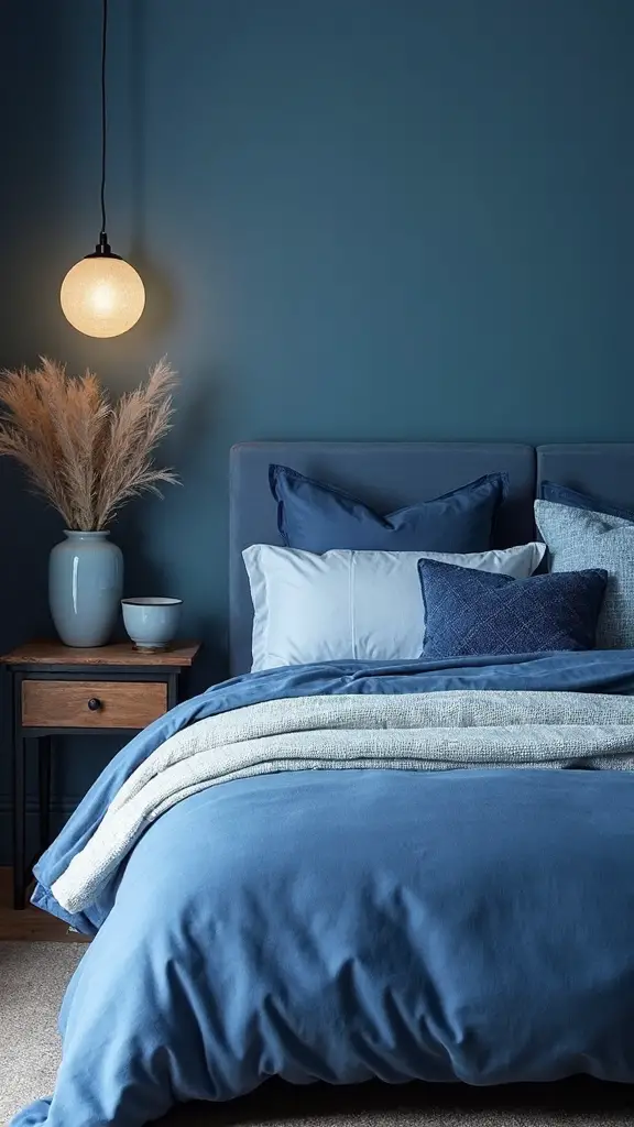 layered soothing sophisticated blue combinations
