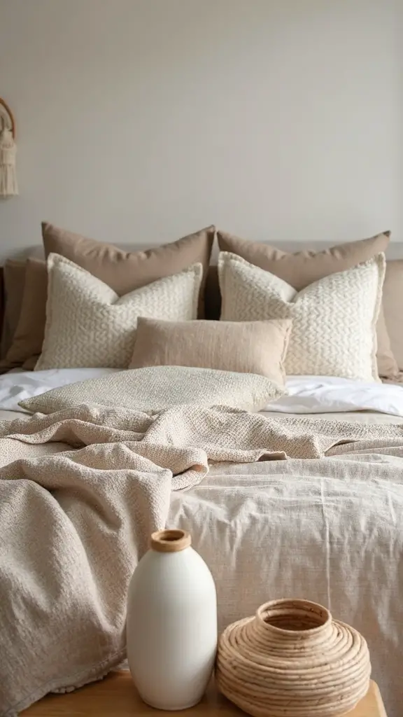 layered textured neutral accents
