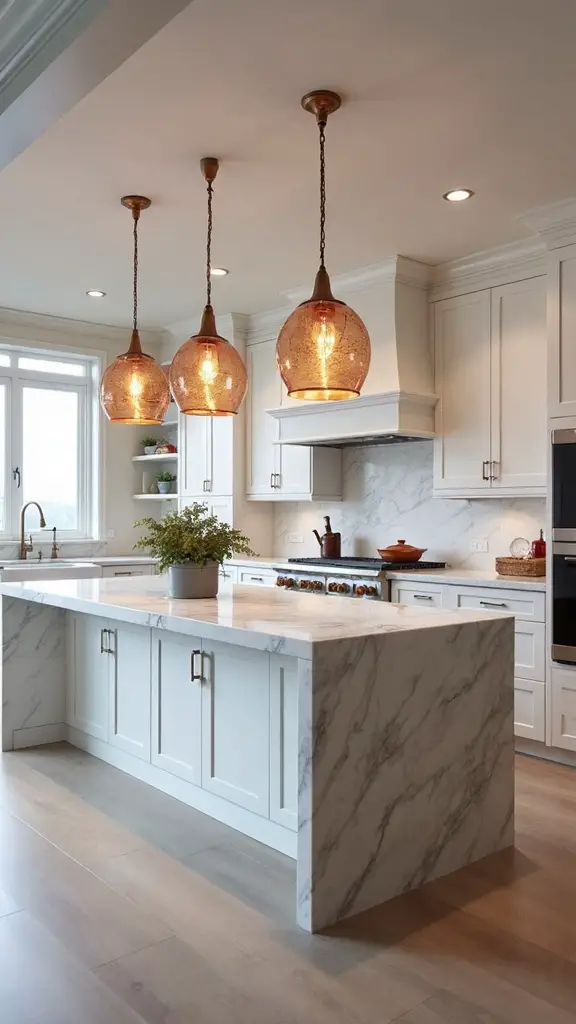 lighting transforms kitchen into extraordinary