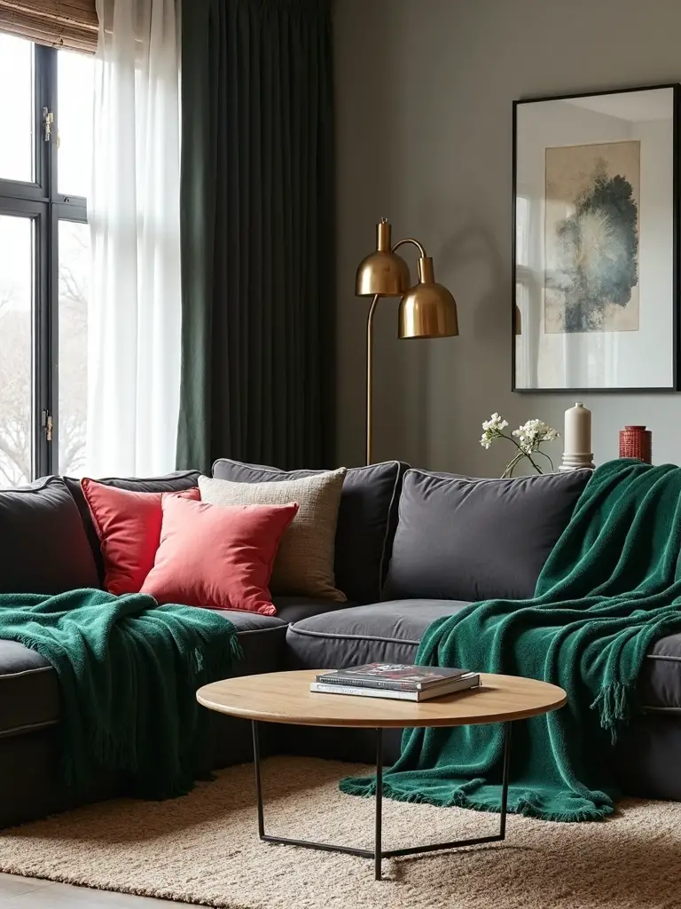 lively accents reinvigorate neutral space