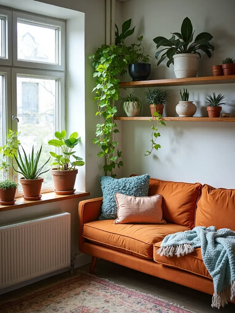 lively green apartment decor essentials