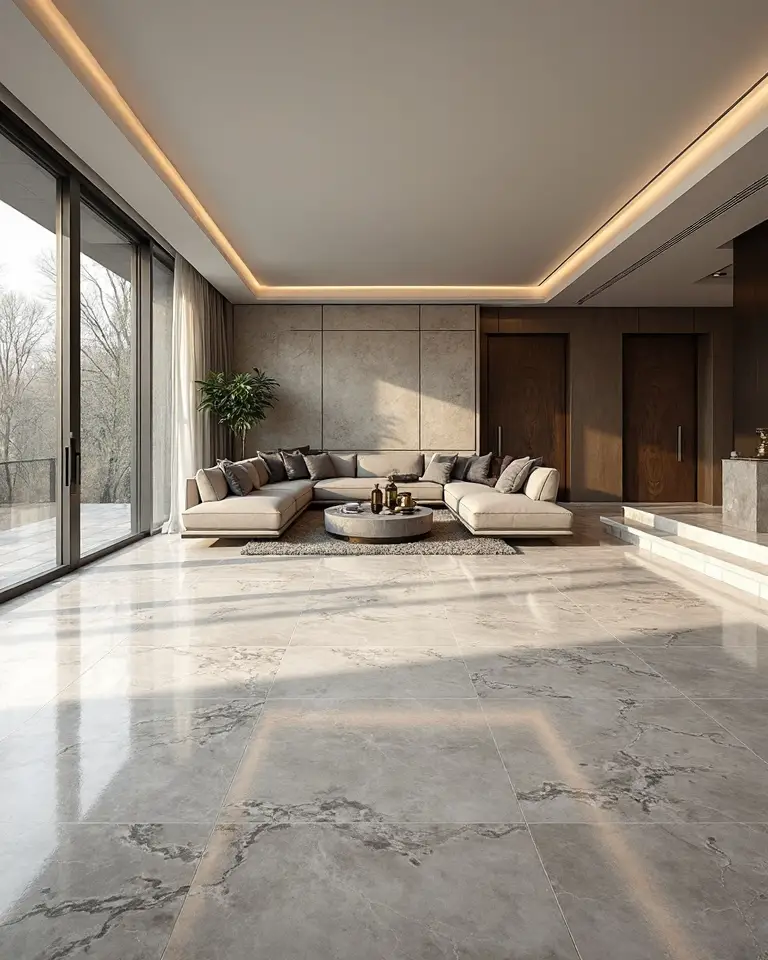 living room floor elegance