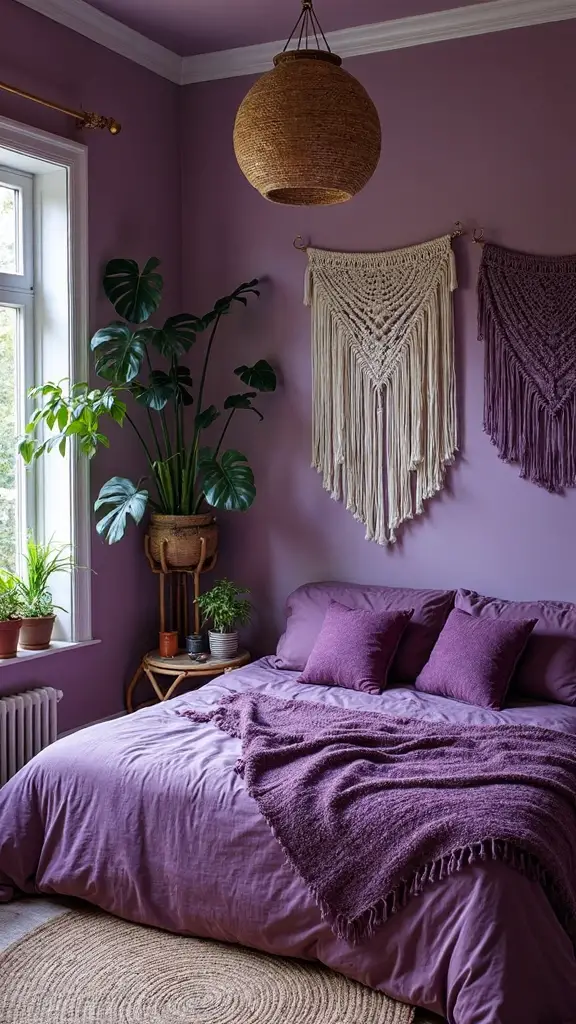 luxuriant boho tropical plant oasis