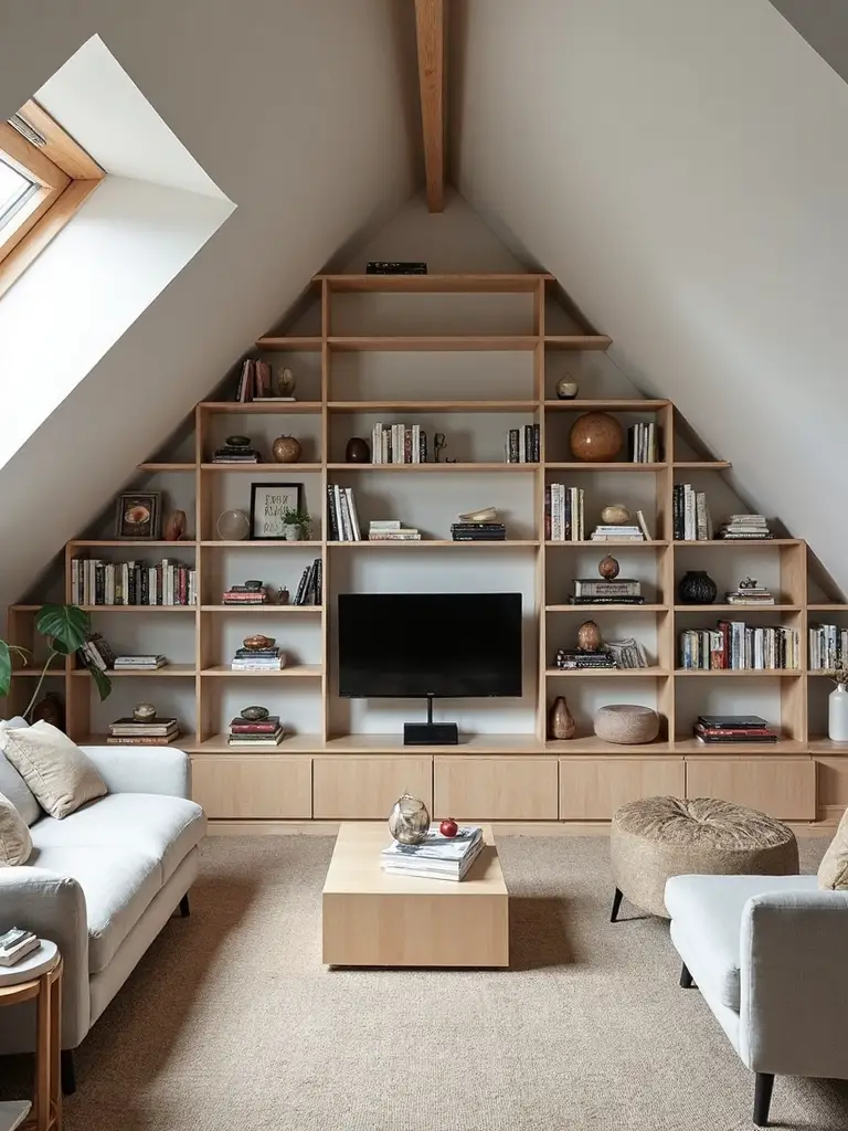 maximize attic storage space creatively