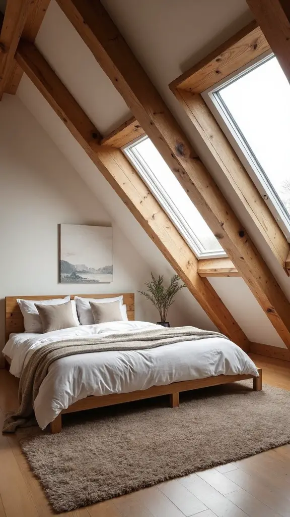 maximize floor space with angled beds