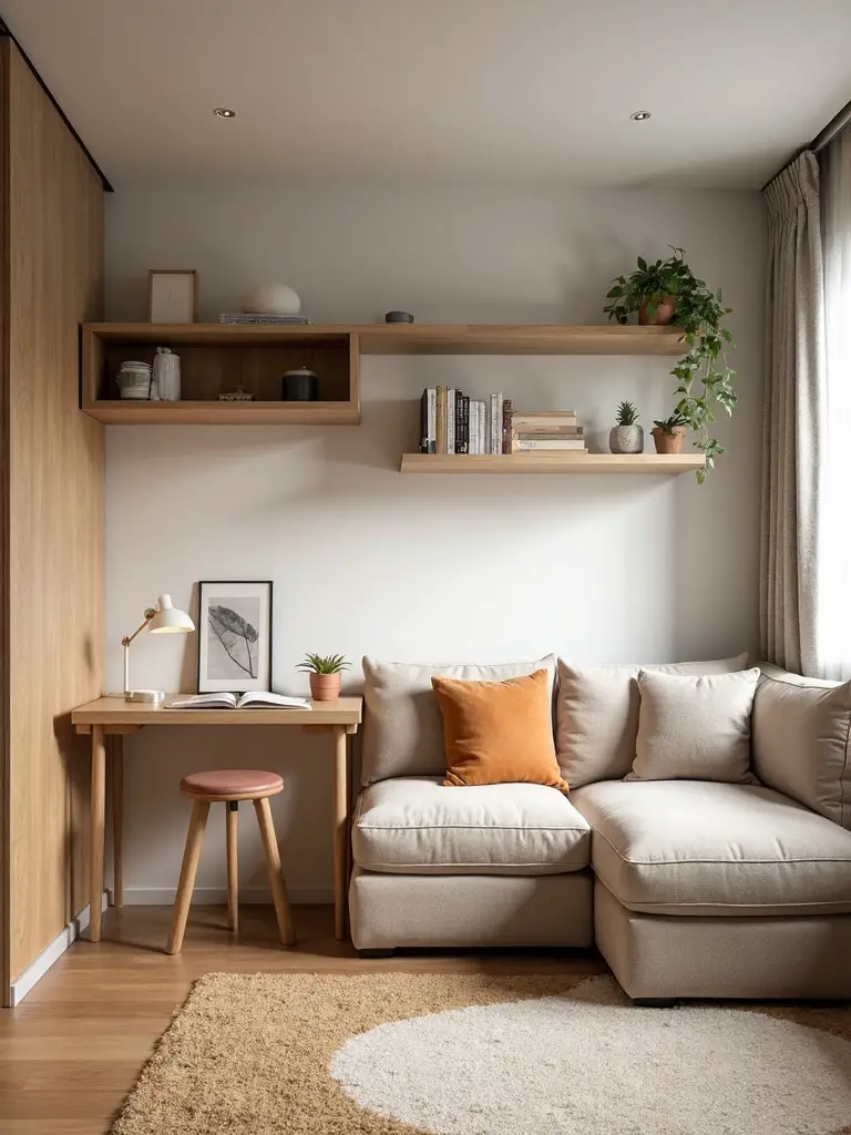 maximize space with multi functional furniture