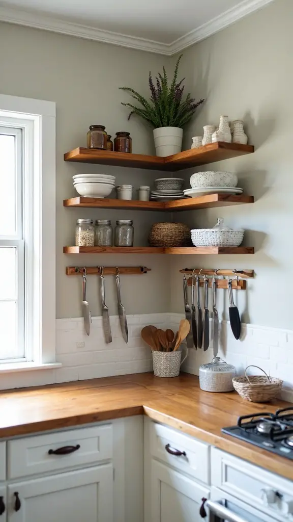 maximize space with untraditional shelving