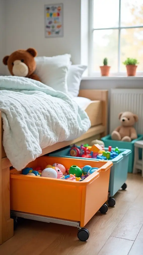 maximize under bed storage organization