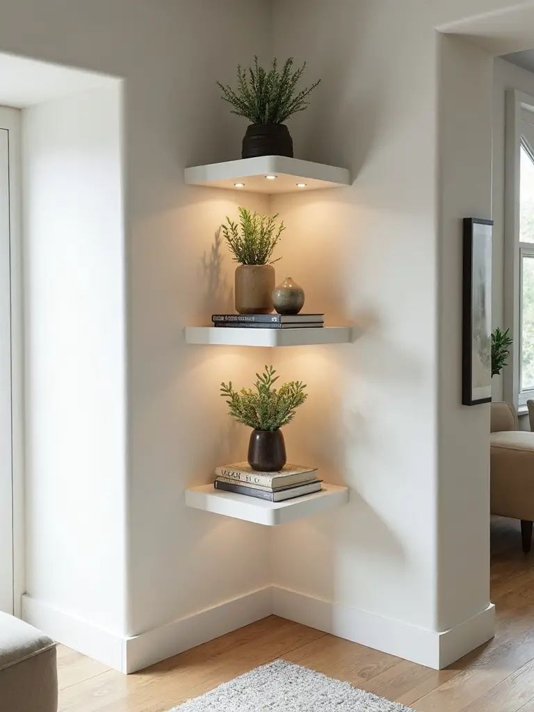 maximize unused corner space