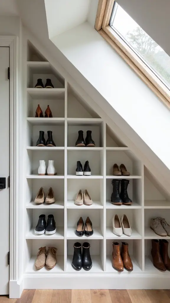 maximizing shoe storage in tight spaces