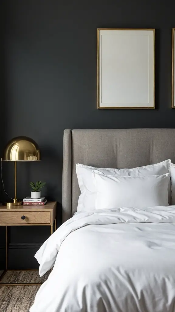 metallic accents elevate bedroom s luxurious appeal