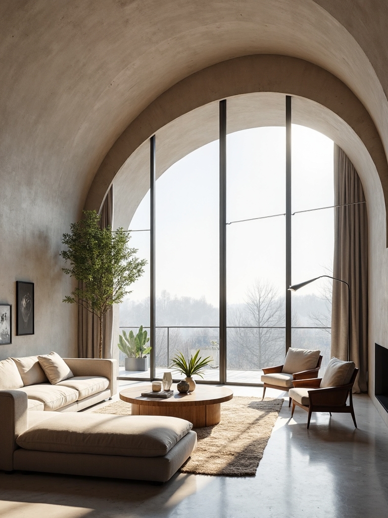 minimalist architectural focal point fireplace