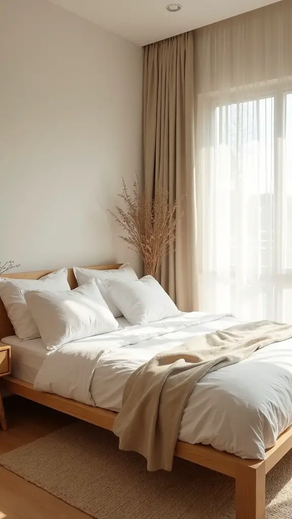 minimalist japanese scandinavian bedroom inspirations