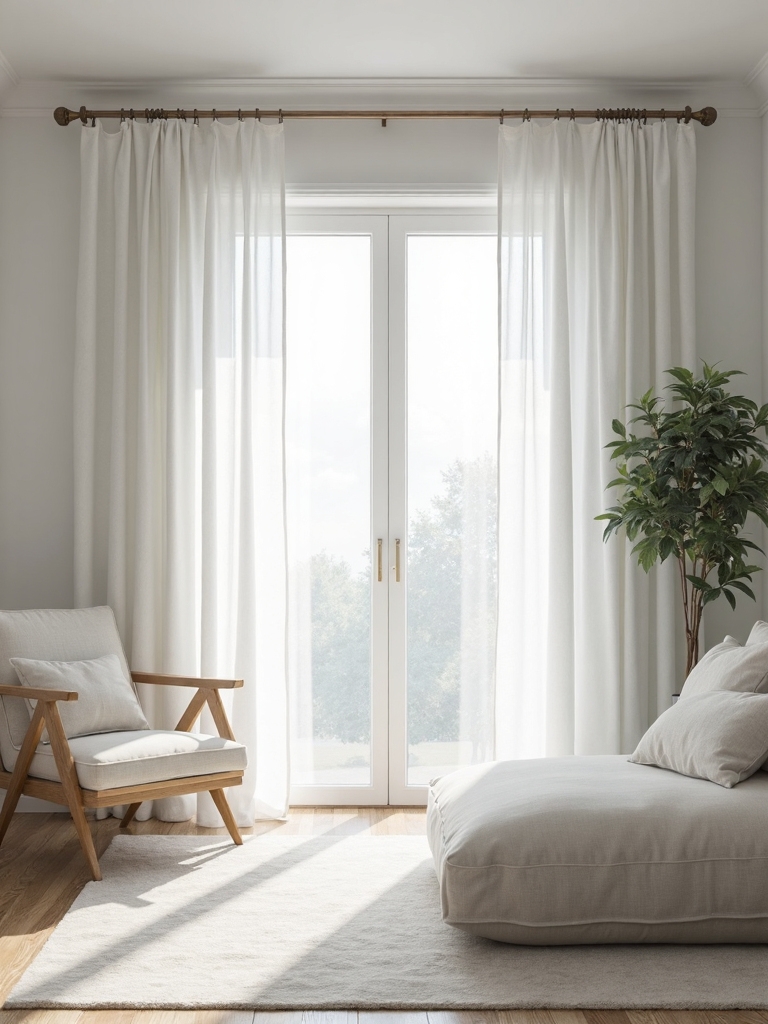 minimalist seamless monochromatic wall matching