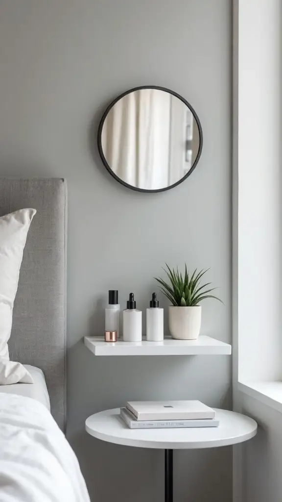 minimalist space efficient customizable vanity