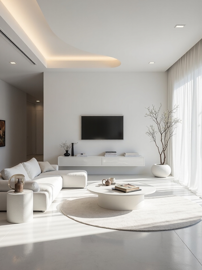 minimalist spacious serene intentional