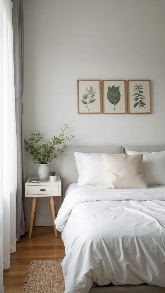 minimize clutter with miniature artwork