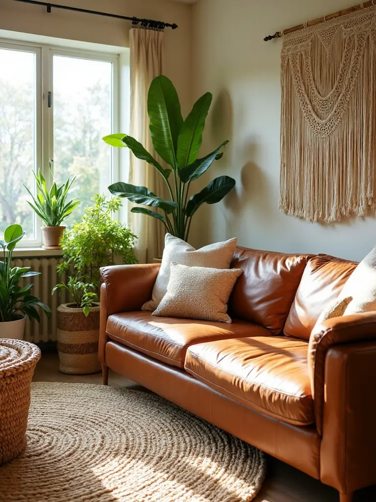modern bohemian furniture blend