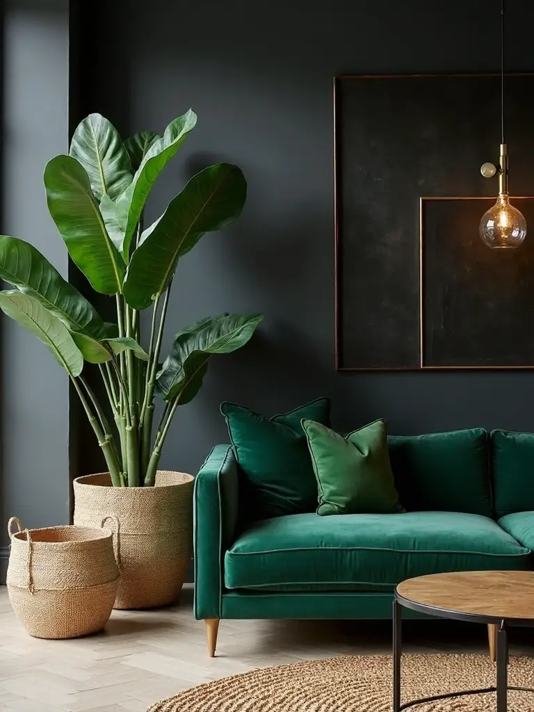 moody dramatic texture lush botanicals
