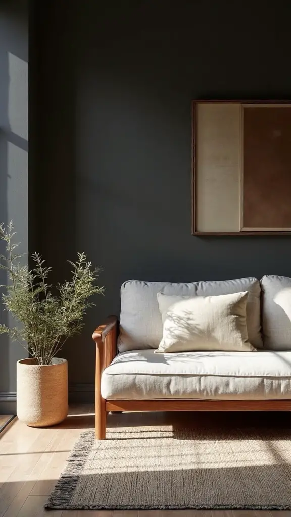 moody luxurious japandi living designs