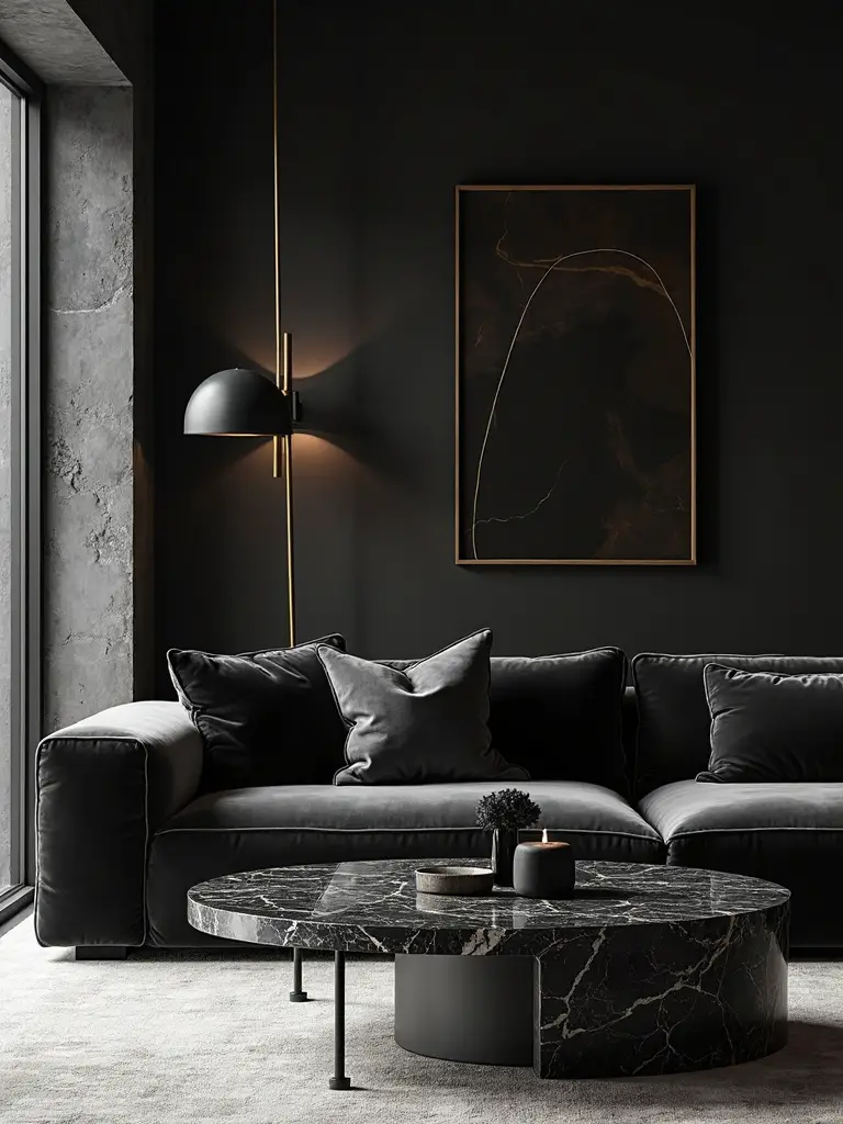 moody plush understated sophisticated