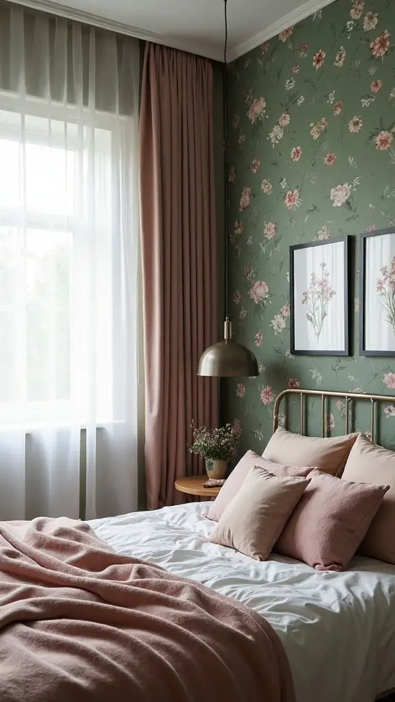 moody serene spring bedroom retreat