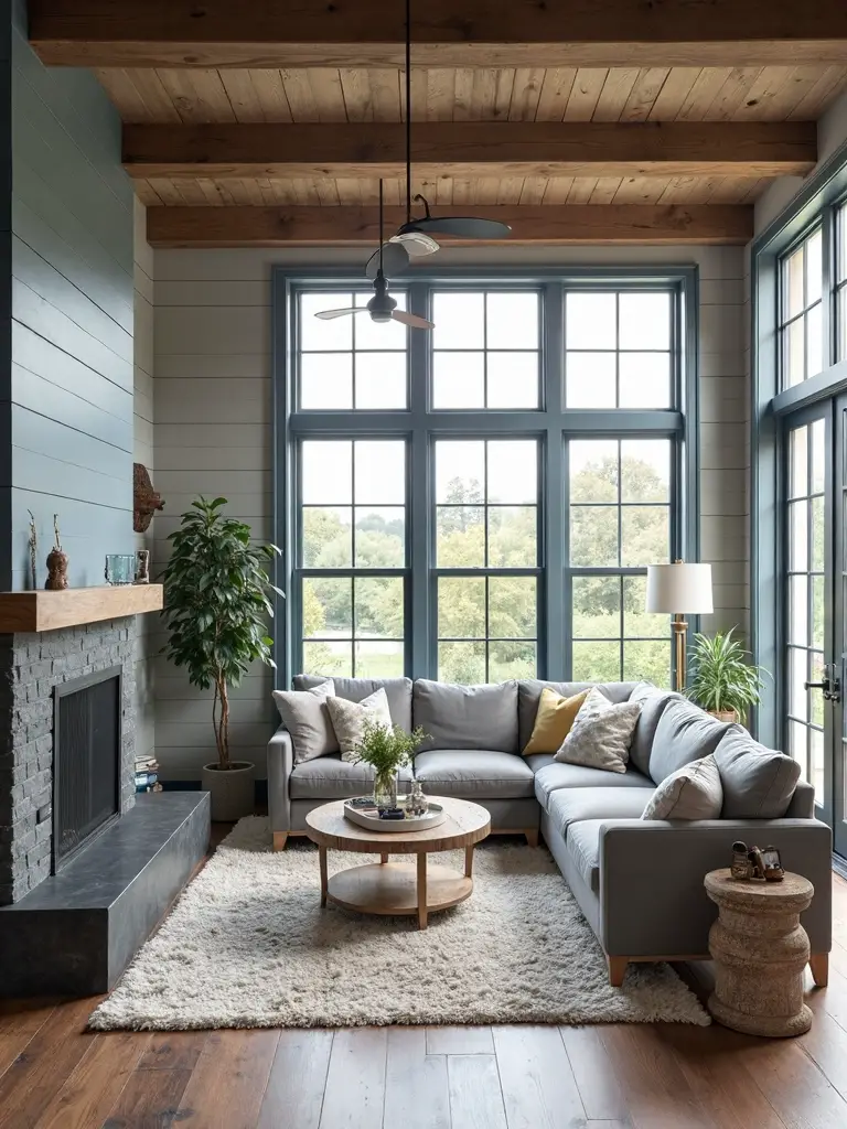 moody yet cozy farmhouse retreat