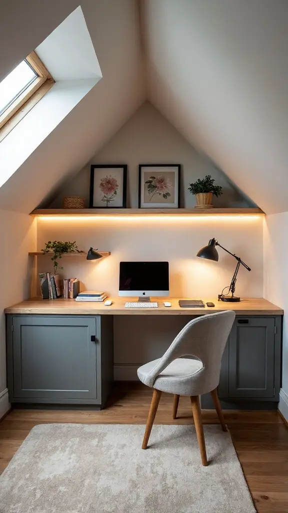 multi functional corner workspace design