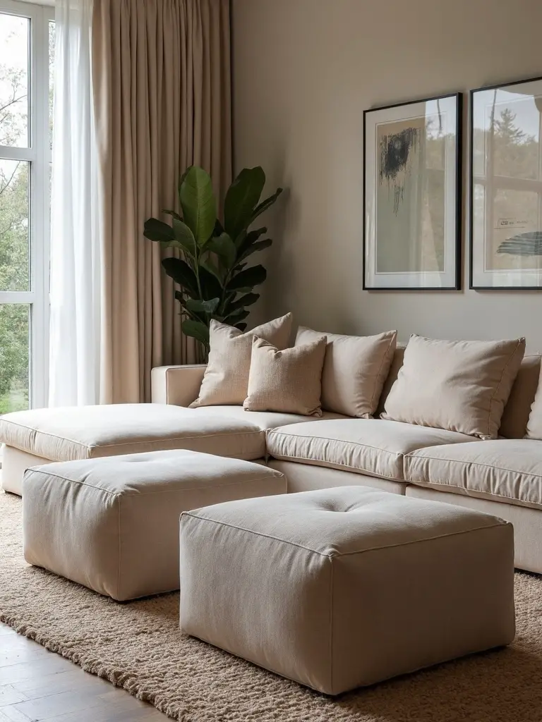 multi functional ottoman storage solution