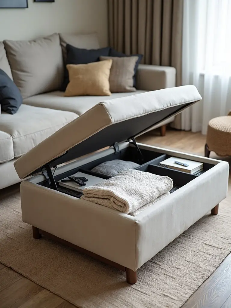 multipurpose furniture with hidden storage