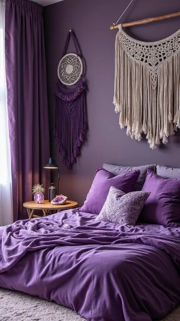 mystical boho amethyst crystal sanctuary