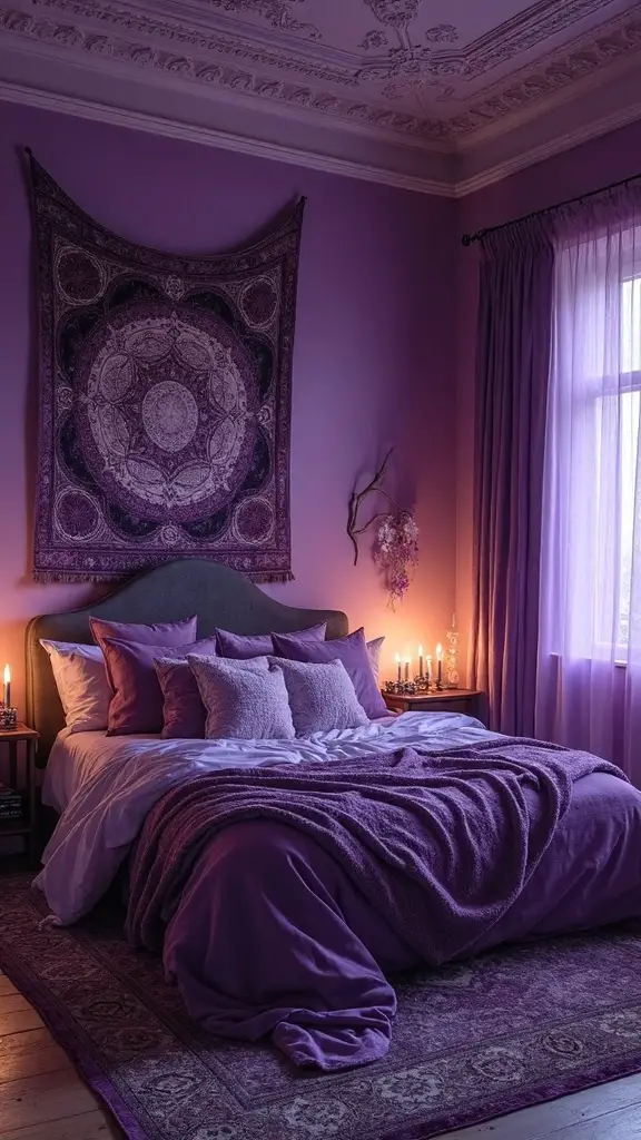 mystical candlelit boho cosmic