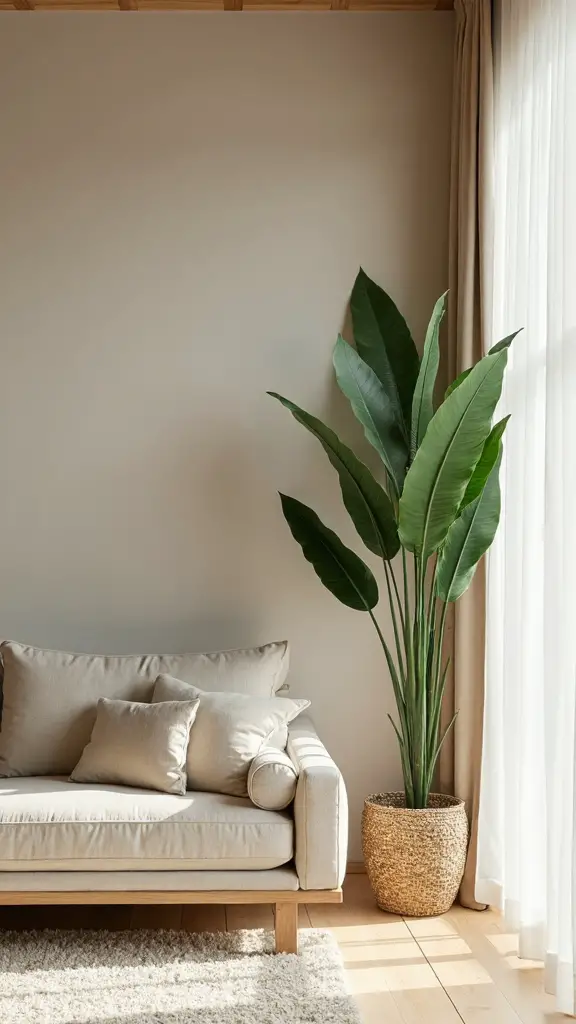 naturally defined seating area framing