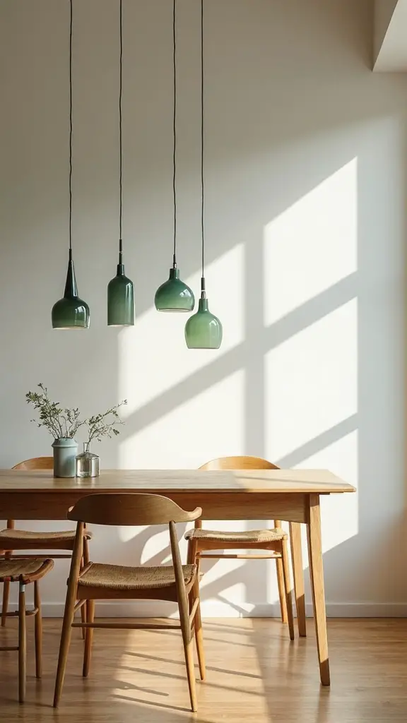 nature inspired japandi lighting