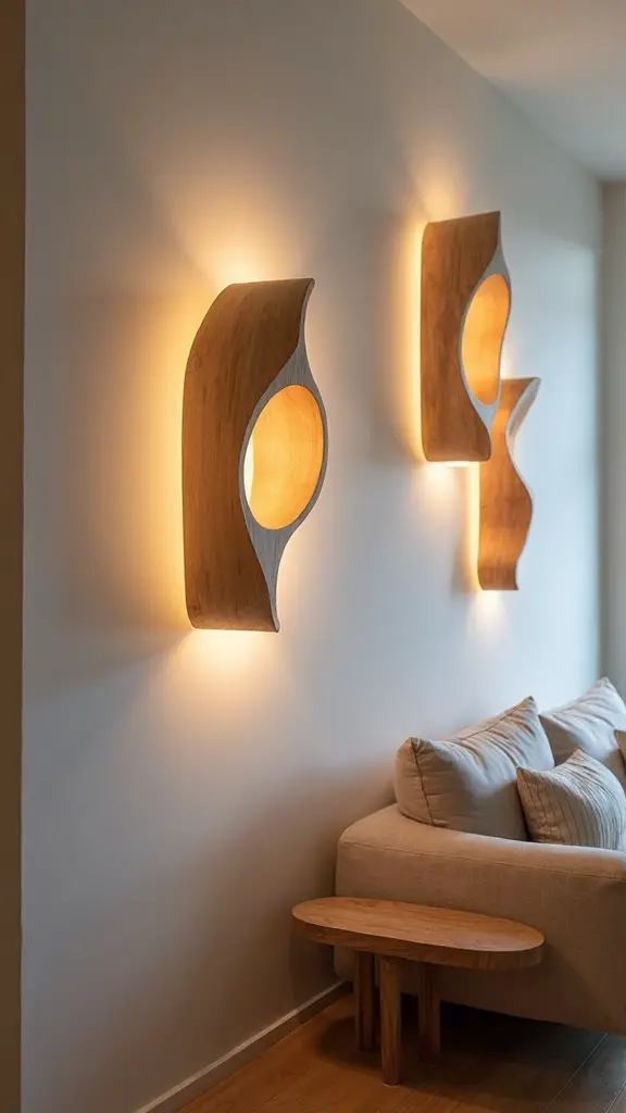 nature inspired vertical lighting fixtures