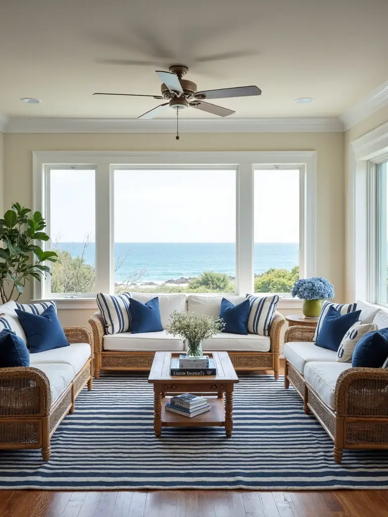 nautical striped patterns coastal sophistication