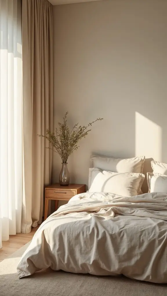 neutral calming beige retreat