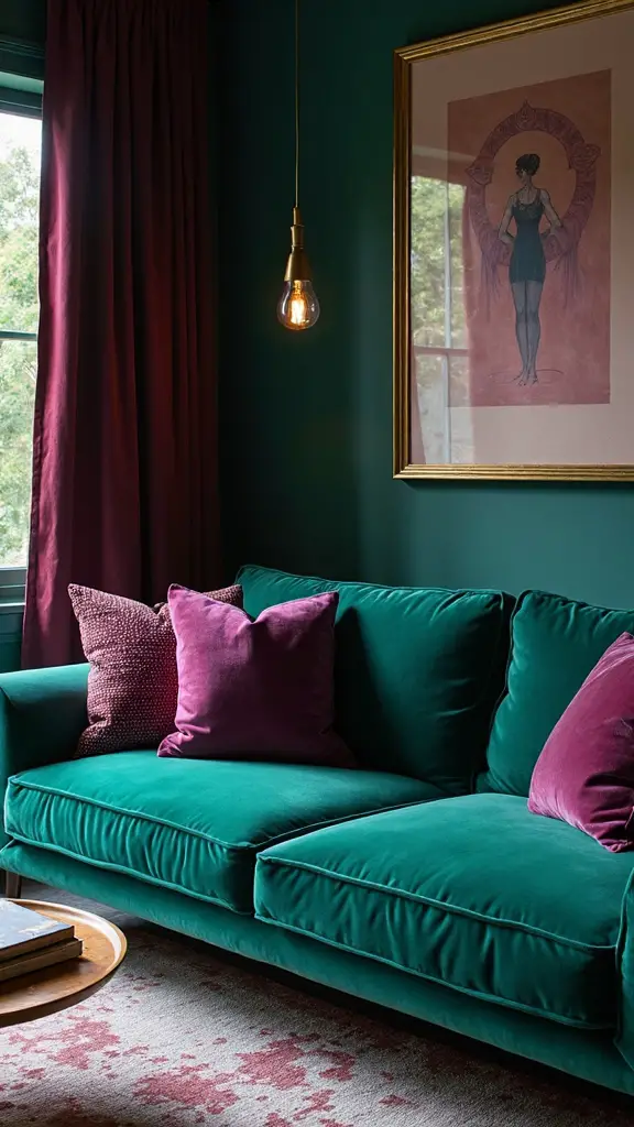 opulent jewel toned velvet ambiance