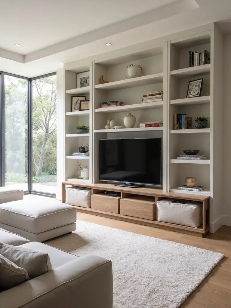 organized functional clutter free living space