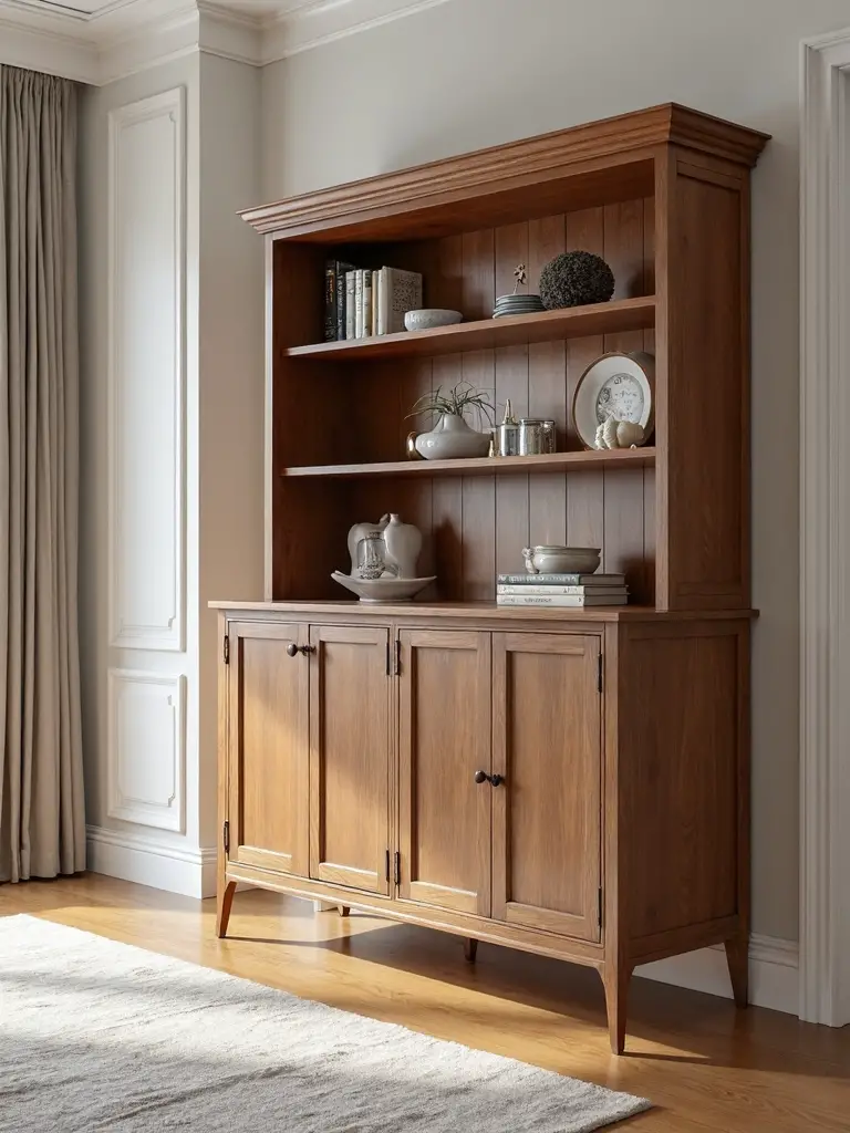organized living room storage solution