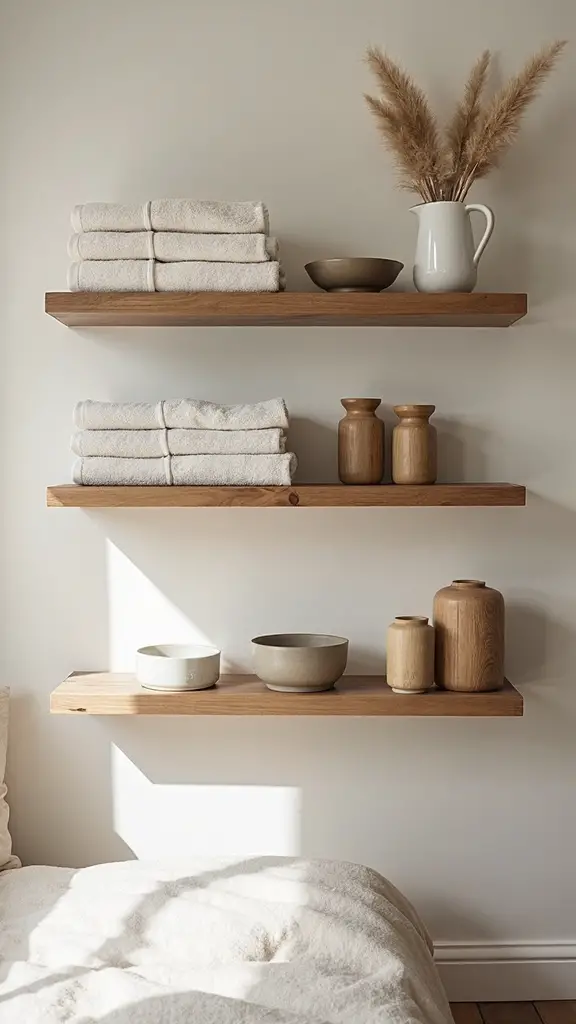 organized minimalist storage with daily essentials